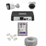 Tiandy 2MP IP CCTV 2pcs Kit with Audio