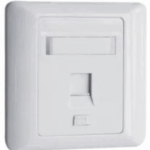 Single CAT 6 Network Faceplate